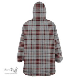 Scottish Clayton Clan Tartan Snuggie Hoodie Plaid Wearable Blanket Hoodie