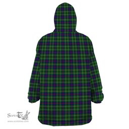 Scottish Duncan Modern Clan Tartan Snuggie Hoodie Plaid Wearable Blanket Hoodie