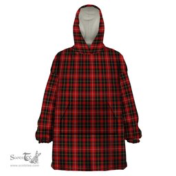 Scottish Connel Clan Tartan Snuggie Hoodie Plaid Wearable Blanket Hoodie