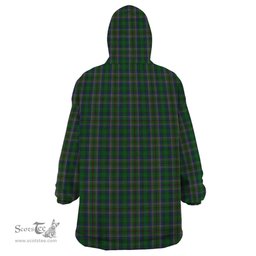 Scottish Cockburn Clan Family Crest Tartan Snuggie Hoodie Plaid Wearable Blanket Hoodie
