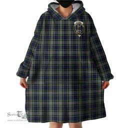 Scottish Davidson of Tulloch Dress Clan Family Crest Tartan Snuggie Hoodie Plaid Wearable Blanket Hoodie