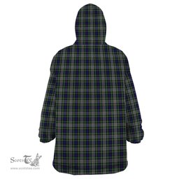 Scottish Davidson of Tulloch Dress Clan Family Crest Tartan Snuggie Hoodie Plaid Wearable Blanket Hoodie