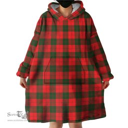 Scottish Erskine Modern Clan Tartan Snuggie Hoodie Plaid Wearable Blanket Hoodie