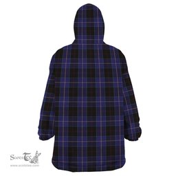 Scottish Dunlop Clan Family Crest Tartan Snuggie Hoodie Plaid Wearable Blanket Hoodie
