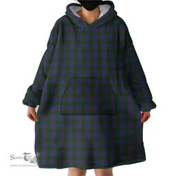 Scottish Ferguson Old Clan Tartan Snuggie Hoodie Plaid Wearable Blanket Hoodie