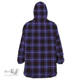 Scottish Dunlop Modern Clan Family Crest Tartan Snuggie Hoodie Plaid Wearable Blanket Hoodie
