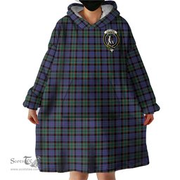 Scottish Fletcher Modern Clan Family Crest Tartan Snuggie Hoodie Plaid Wearable Blanket Hoodie