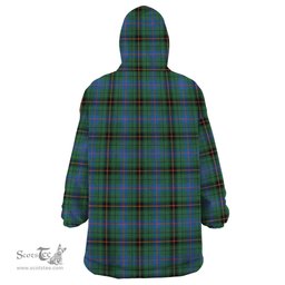 Scottish Davidson Ancient Clan Tartan Snuggie Hoodie Plaid Wearable Blanket Hoodie