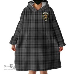 Scottish Drummond Grey Clan Family Crest Tartan Snuggie Hoodie Plaid Wearable Blanket Hoodie