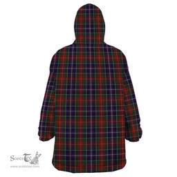 Scottish Crozier Clan Tartan Snuggie Hoodie Plaid Wearable Blanket Hoodie