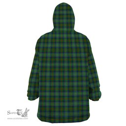 Scottish Cranstoun Clan Family Crest Tartan Snuggie Hoodie Plaid Wearable Blanket Hoodie
