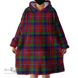 Scottish Fitzgerald Dress Clan Tartan Snuggie Hoodie Plaid Wearable Blanket Hoodie