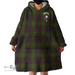 Scottish Cunningham Hunting Modern Clan Family Crest Tartan Snuggie Hoodie Plaid Wearable Blanket Hoodie