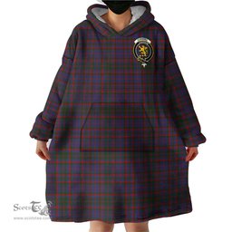 Scottish Cumming Clan Family Crest Tartan Snuggie Hoodie Plaid Wearable Blanket Hoodie