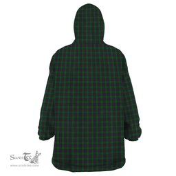 Scottish Elphinstone Clan Tartan Snuggie Hoodie Plaid Wearable Blanket Hoodie