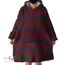 Scottish Clerk Clan Tartan Snuggie Hoodie Plaid Wearable Blanket Hoodie