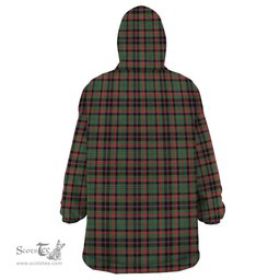 Scottish Cumming Hunting Ancient Clan Tartan Snuggie Hoodie Plaid Wearable Blanket Hoodie