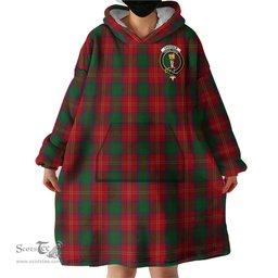 Scottish Chisholm Clan Family Crest Tartan Snuggie Hoodie Plaid Wearable Blanket Hoodie