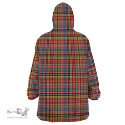 Scottish Drummond of Strathallan Modern Clan Tartan Snuggie Hoodie Plaid Wearable Blanket Hoodie