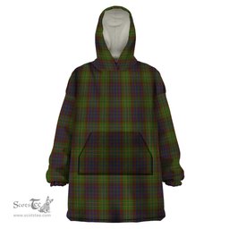 Scottish Cunningham Hunting Modern Clan Tartan Snuggie Hoodie Plaid Wearable Blanket Hoodie