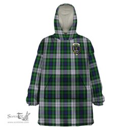 Scottish Forbes Dress Clan Family Crest Tartan Snuggie Hoodie Plaid Wearable Blanket Hoodie
