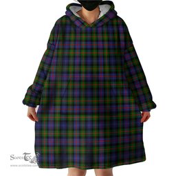 Scottish Fleming Clan Tartan Snuggie Hoodie Plaid Wearable Blanket Hoodie