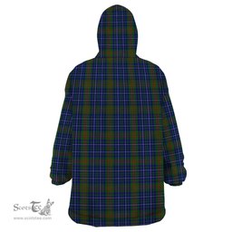 Scottish Edmonstone of Duntreath Clan Tartan Snuggie Hoodie Plaid Wearable Blanket Hoodie