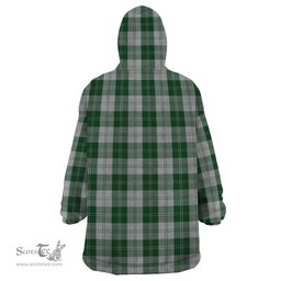 Scottish Erskine Green Clan Family Crest Tartan Snuggie Hoodie Plaid Wearable Blanket Hoodie
