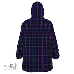 Scottish Fitzgerald Hunting Clan Tartan Snuggie Hoodie Plaid Wearable Blanket Hoodie