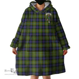 Scottish Ferguson Modern Clan Family Crest Tartan Snuggie Hoodie Plaid Wearable Blanket Hoodie