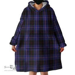 Scottish Dunlop Clan Tartan Snuggie Hoodie Plaid Wearable Blanket Hoodie