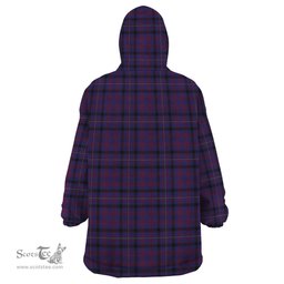 Scottish Dundonald Clan Tartan Snuggie Hoodie Plaid Wearable Blanket Hoodie