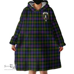 Scottish Fleming Clan Family Crest Tartan Snuggie Hoodie Plaid Wearable Blanket Hoodie