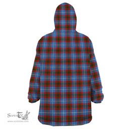 Scottish Crichton Clan Family Crest Tartan Snuggie Hoodie Plaid Wearable Blanket Hoodie