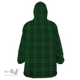 Scottish Dunbar Hunting Clan Tartan Snuggie Hoodie Plaid Wearable Blanket Hoodie