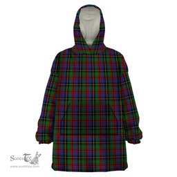 Scottish Deas Clan Tartan Snuggie Hoodie Plaid Wearable Blanket Hoodie