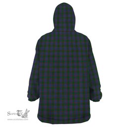 Scottish Ferguson Old Clan Family Crest Tartan Snuggie Hoodie Plaid Wearable Blanket Hoodie