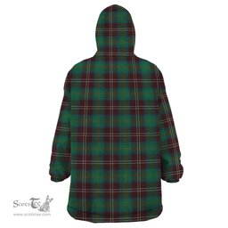 Scottish Chisholm Hunting Ancient Clan Tartan Snuggie Hoodie Plaid Wearable Blanket Hoodie