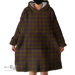 Scottish Cochrane Modern Clan Tartan Snuggie Hoodie Plaid Wearable Blanket Hoodie