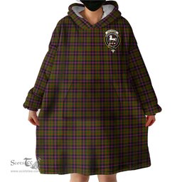 Scottish Cochrane Modern Clan Family Crest Tartan Snuggie Hoodie Plaid Wearable Blanket Hoodie
