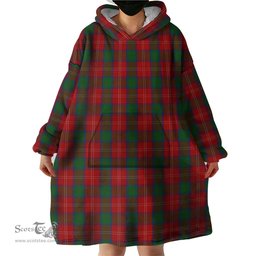 Scottish Chisholm Clan Tartan Snuggie Hoodie Plaid Wearable Blanket Hoodie