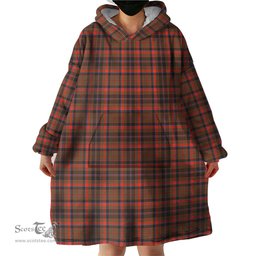 Scottish Cumming Hunting Weathered Clan Tartan Snuggie Hoodie Plaid Wearable Blanket Hoodie
