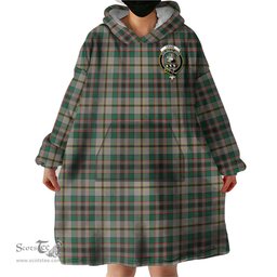 Scottish Craig Ancient Clan Family Crest Tartan Snuggie Hoodie Plaid Wearable Blanket Hoodie