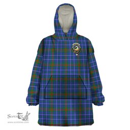 Scottish Edmonstone Clan Family Crest Tartan Snuggie Hoodie Plaid Wearable Blanket Hoodie