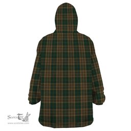 Scottish Fitzsimmons Clan Tartan Snuggie Hoodie Plaid Wearable Blanket Hoodie