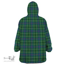 Scottish Duncan Ancient Clan Tartan Snuggie Hoodie Plaid Wearable Blanket Hoodie