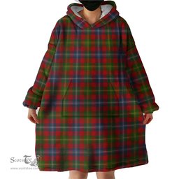 Scottish Forrester or Foster Clan Tartan Snuggie Hoodie Plaid Wearable Blanket Hoodie