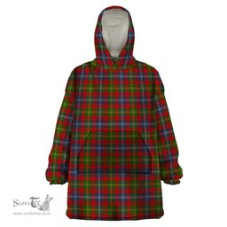 Scottish Forrester or Foster Clan Tartan Snuggie Hoodie Plaid Wearable Blanket Hoodie