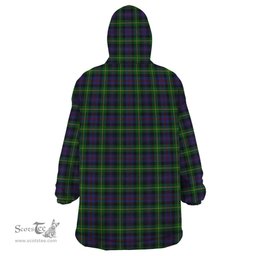 Scottish Farquharson Clan Tartan Snuggie Hoodie Plaid Wearable Blanket Hoodie