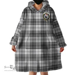 Scottish Glen Clan Family Crest Tartan Snuggie Hoodie Plaid Wearable Blanket Hoodie